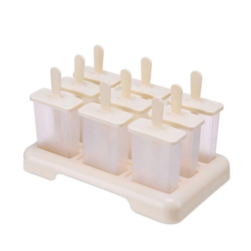 Reusable Popsicle Mold with Sticks, Easy Release Ice Cream Maker Tray with Drip Guard