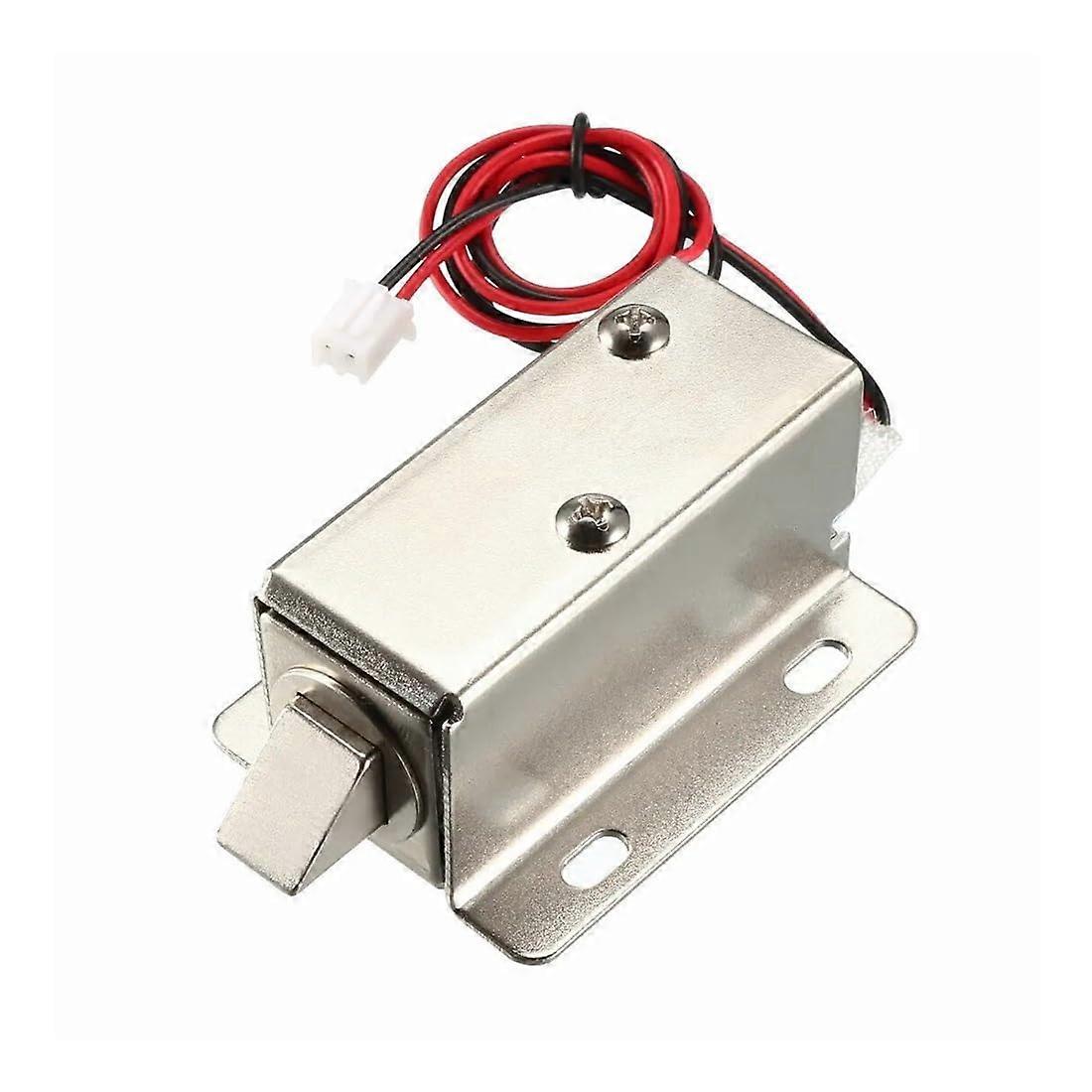 12V Electromagnetic Door Lock with Electronic Latch for Access Control Security System
