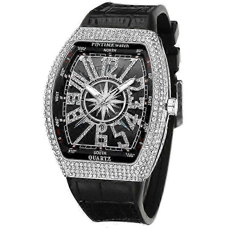 Quartz Movement Watch Bling Dial