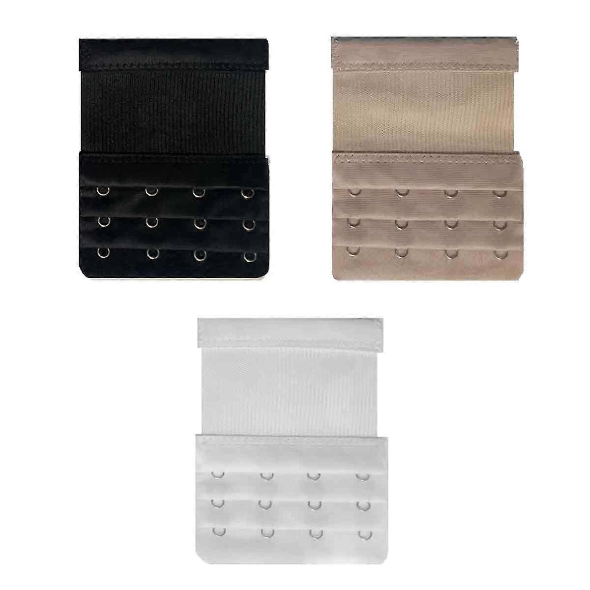 Women's Bra Extender Band Comfortable Elastic Bra Extender Band with 4 Hooks