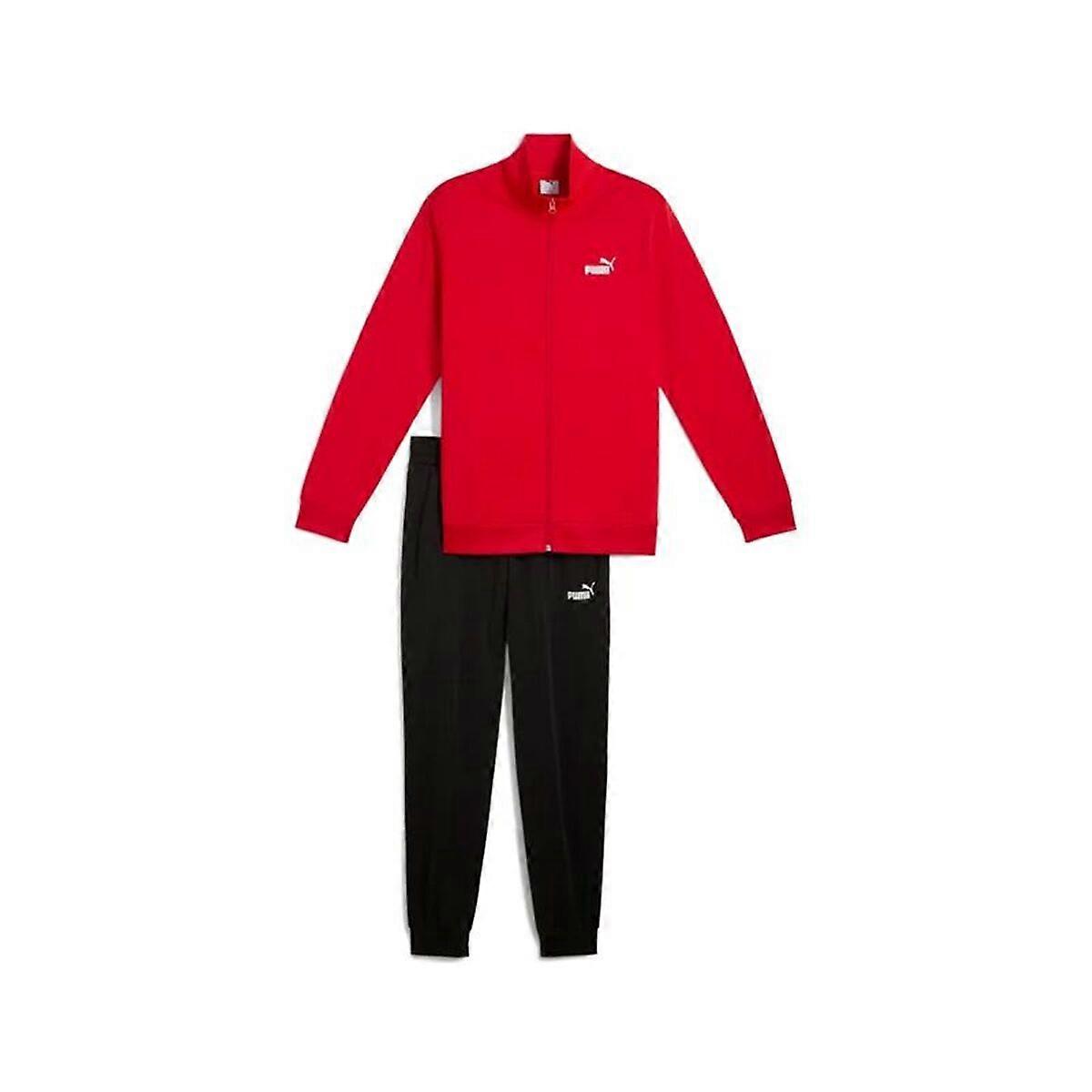 Tracksuit for Adults Puma Essentials Poly Suit Cl Red Men