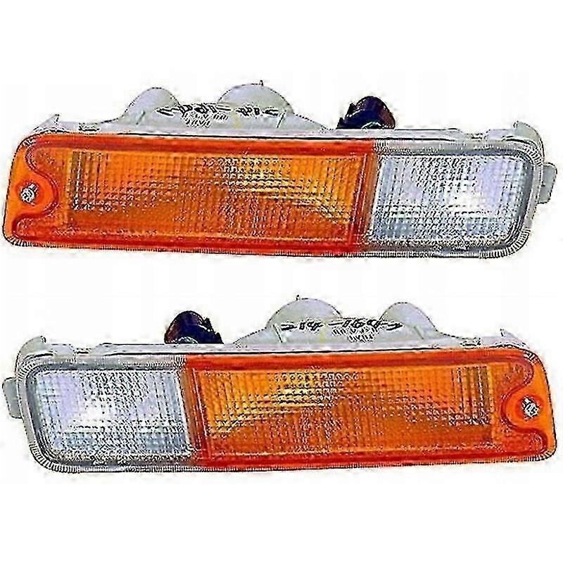 1 Pair Car Front Bumper Fog Light Bar Lamp Indicator Blinker Lights