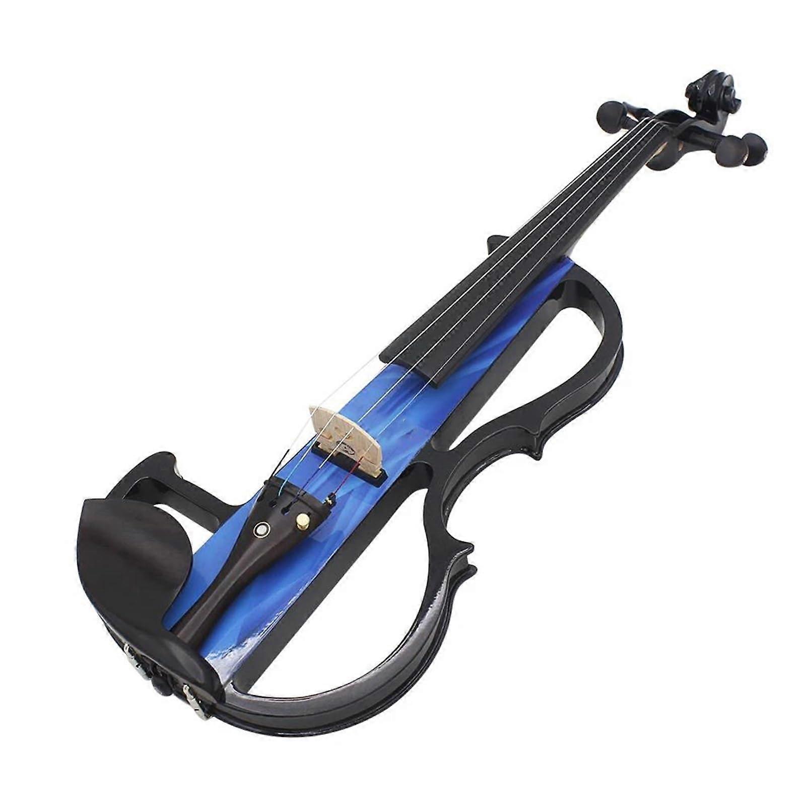 Beginner Violin Set 4/4 Full Size Blue Maple  with Accessories for Student Practice