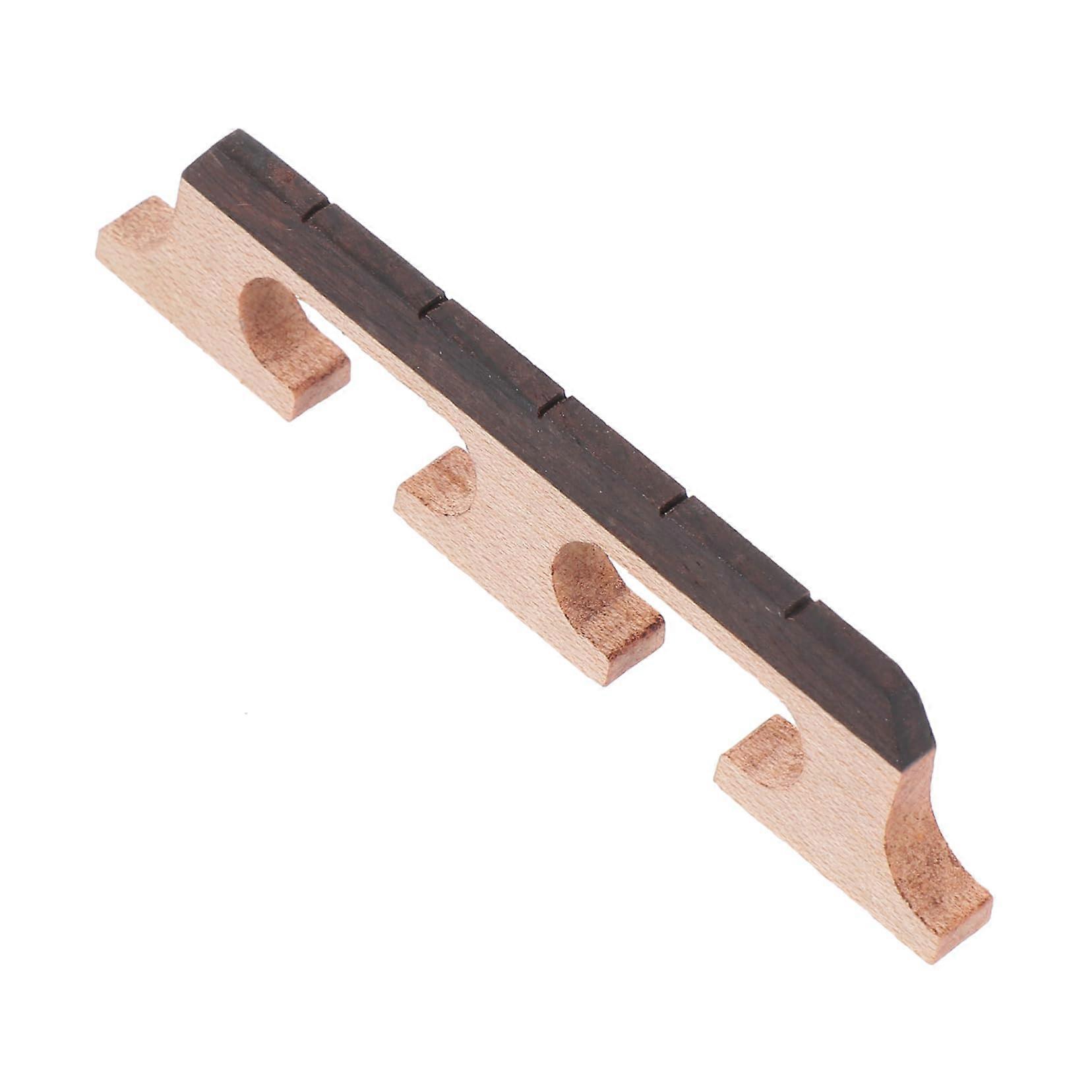 Banjo Bridge Maple 5 String Compensated for Improved Tone and Sustain Easy DropIn Install