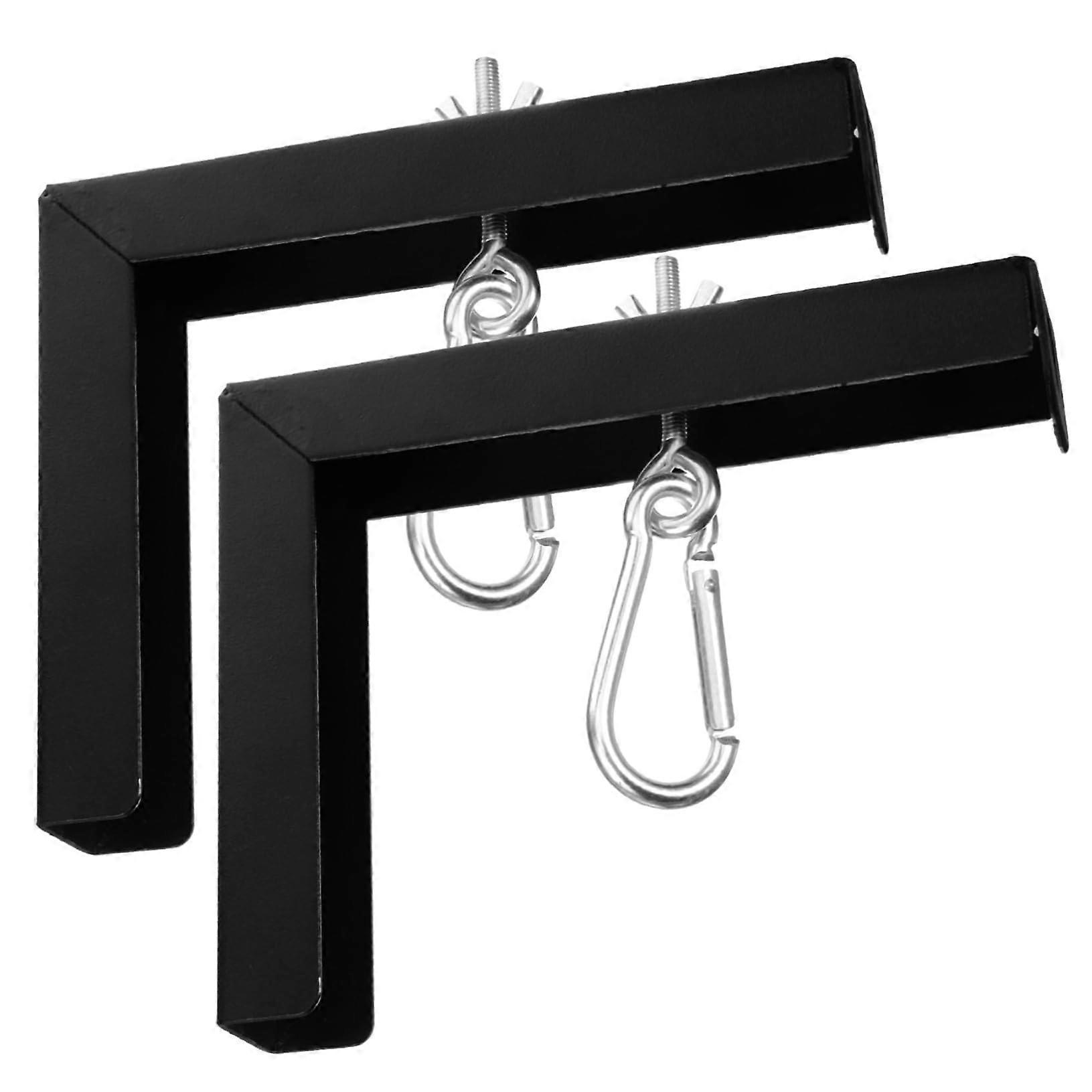 2pcs LShaped Projector Wall Mount with Hook, Heavy Duty Screen Bracket for Classroom and Theater