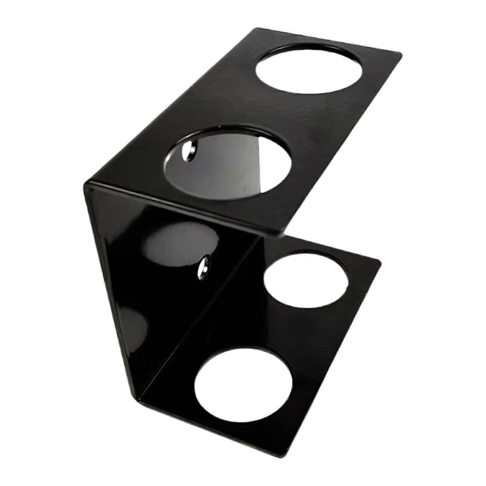 Double Vertical Barbell Holder Wall Mounted Rack Space Saving Heavy Duty for Home Gym