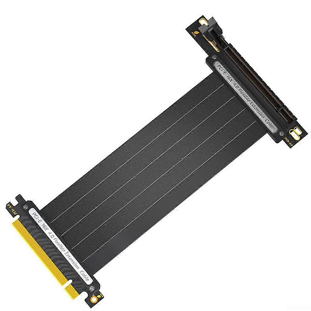 PCIe 4.0 x16 Riser Cable 25cm Flexible GPU Vertical Mount Speed Data Transfer for RTX 4090