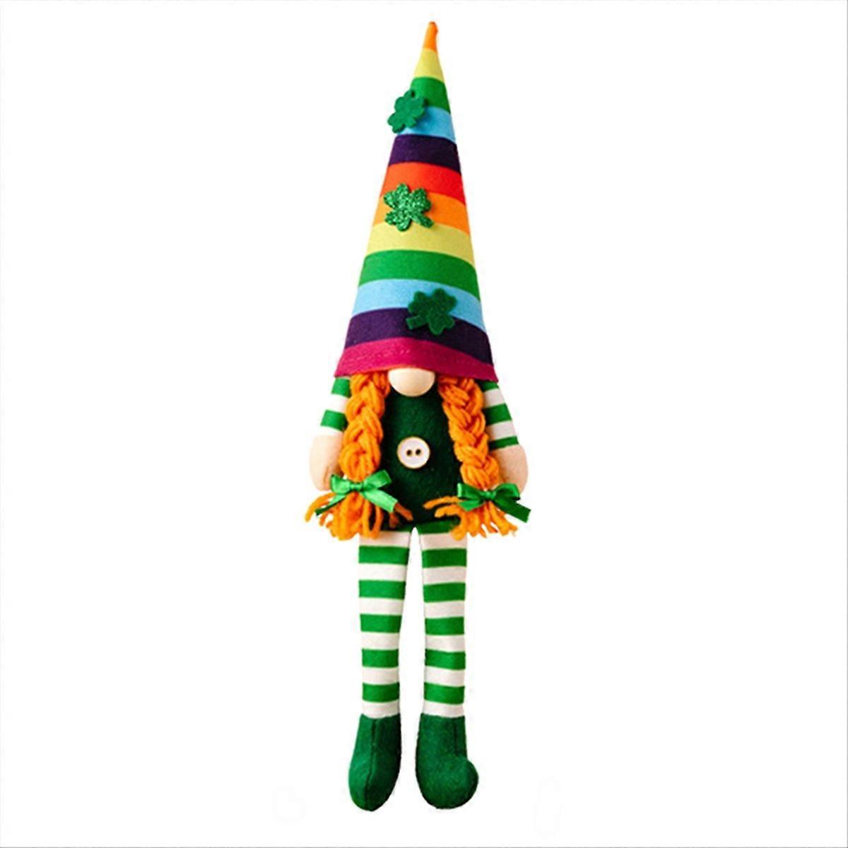 . Patricks Day Gnome Ev Masa Dekor Aksesuarları kadın