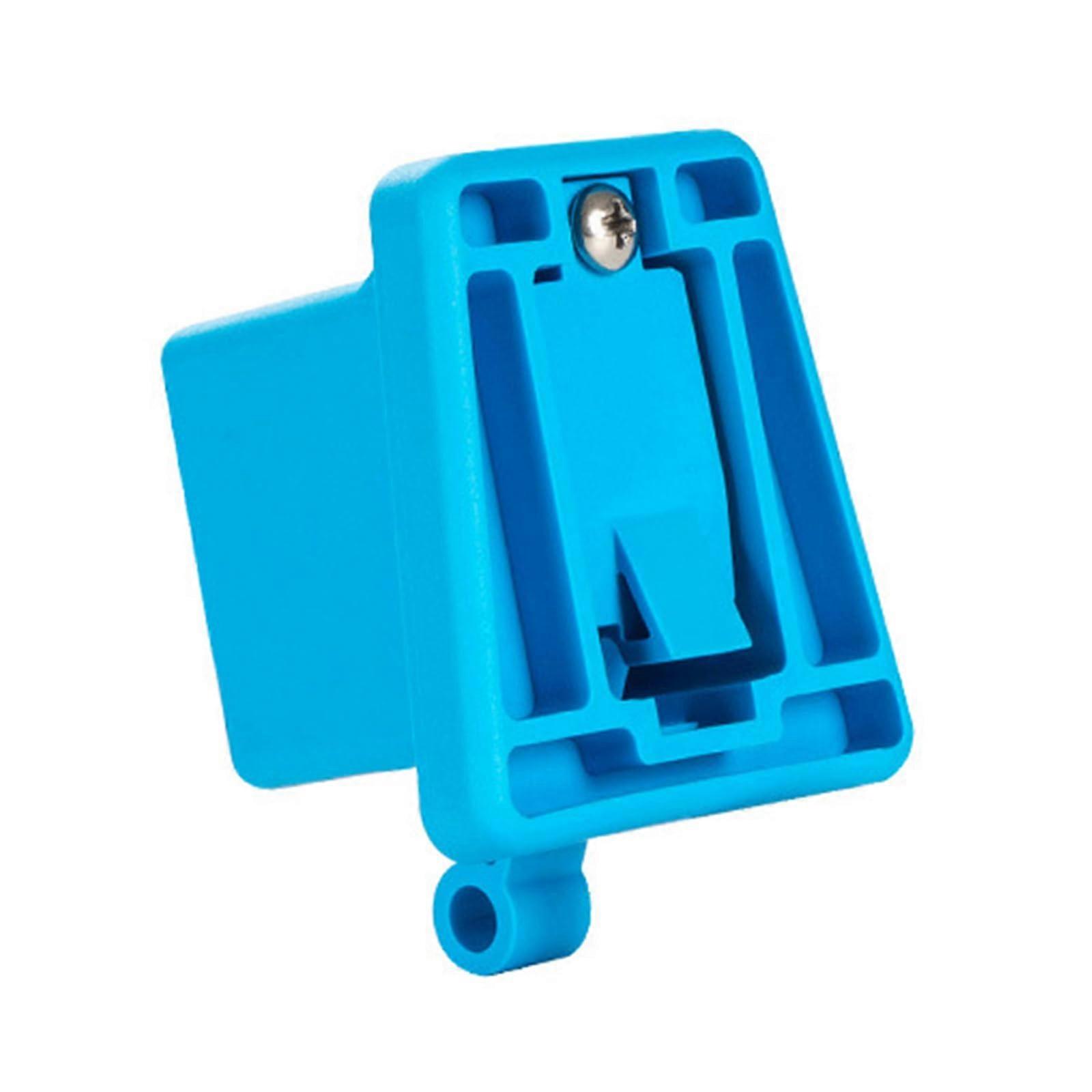 Blue Folding Bike Front Carrier Block with Quick Tool Installation for Brompton Front Rack Bag