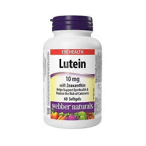 Webber Naturals Lutein, 10 Mg, 60 Kapsül