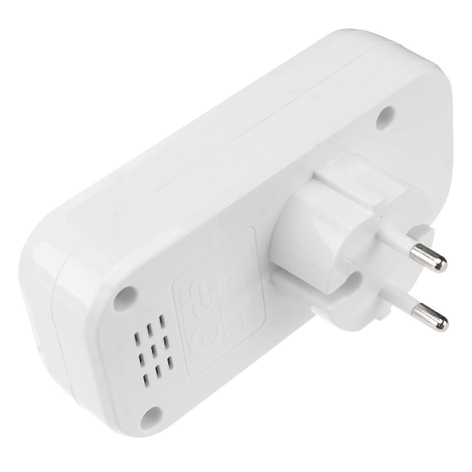 Converter Outlet Adapter Power Adapter Plug for Dual USB Socket 2Pcs