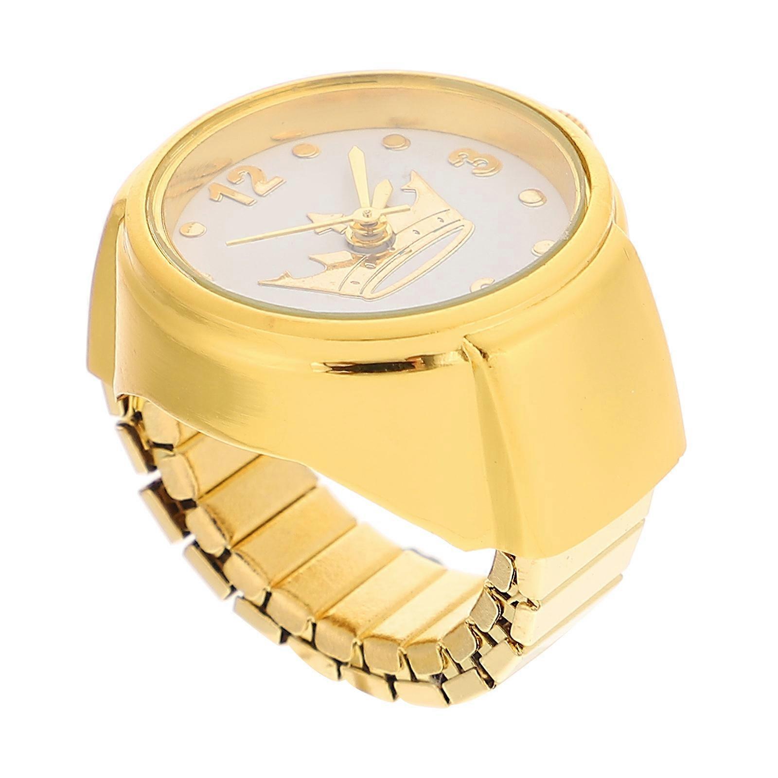 Unique Ring Watch Display Item For Daily Use Gradient Design 1Set