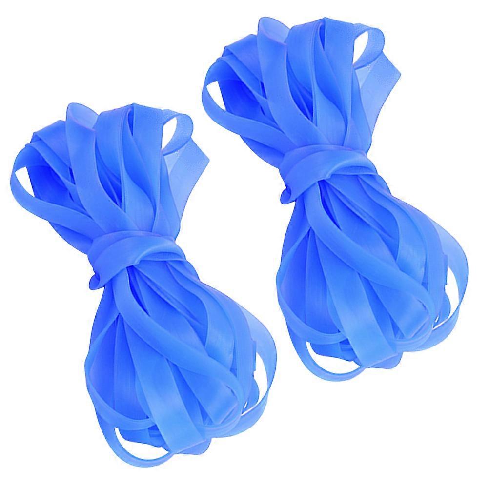 Elastische Springseile, 2 Stück, blau