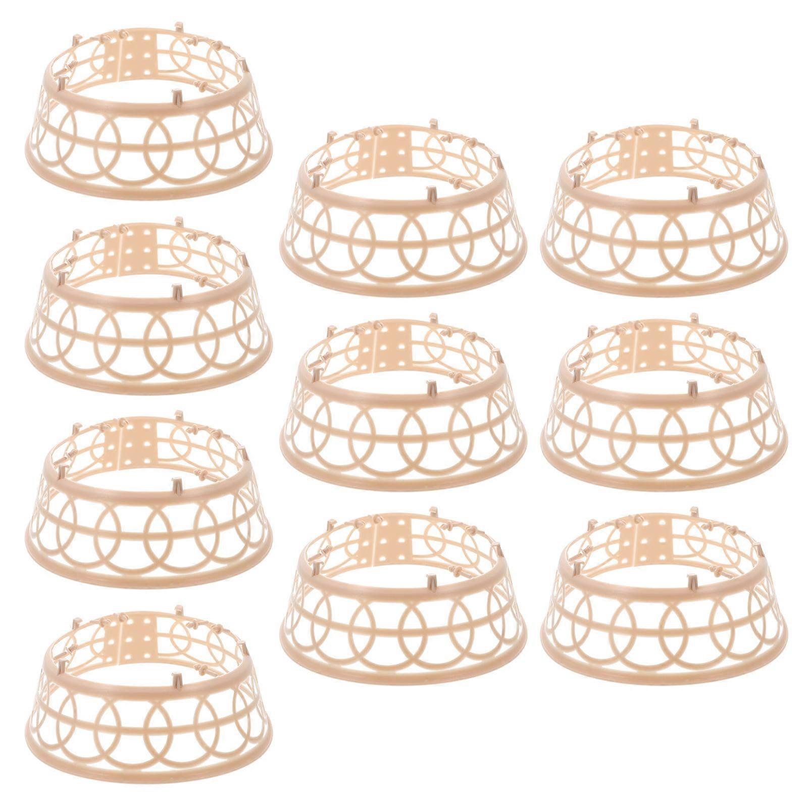 Plastic Braided Hat Inner Ring for Conical Hat DIY 10Pcs Pack