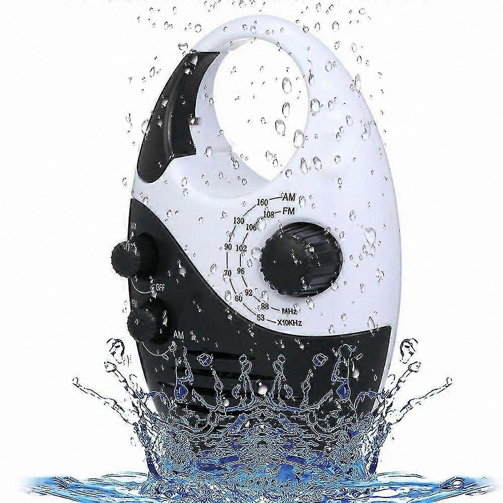 Waterproof Shower Radio - Wireless Portable Bluetooth Speaker