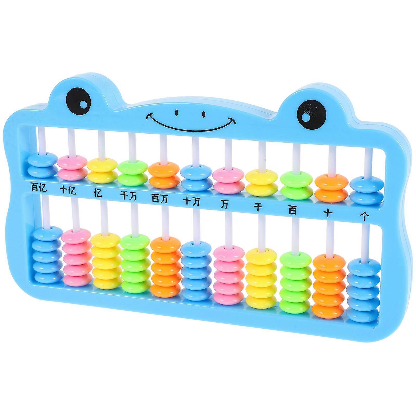 Math Learning Abacus Plastic Counting Device for Students 2Pcs