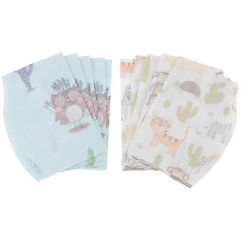 10pcs Disposable Baby Bibs