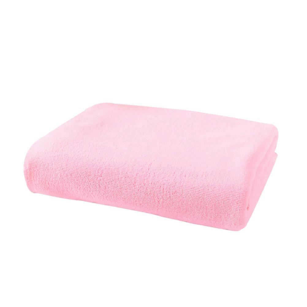 Quick Dry Bathing Towel for Bathing Use 1 Piece Microfiber Pink Material