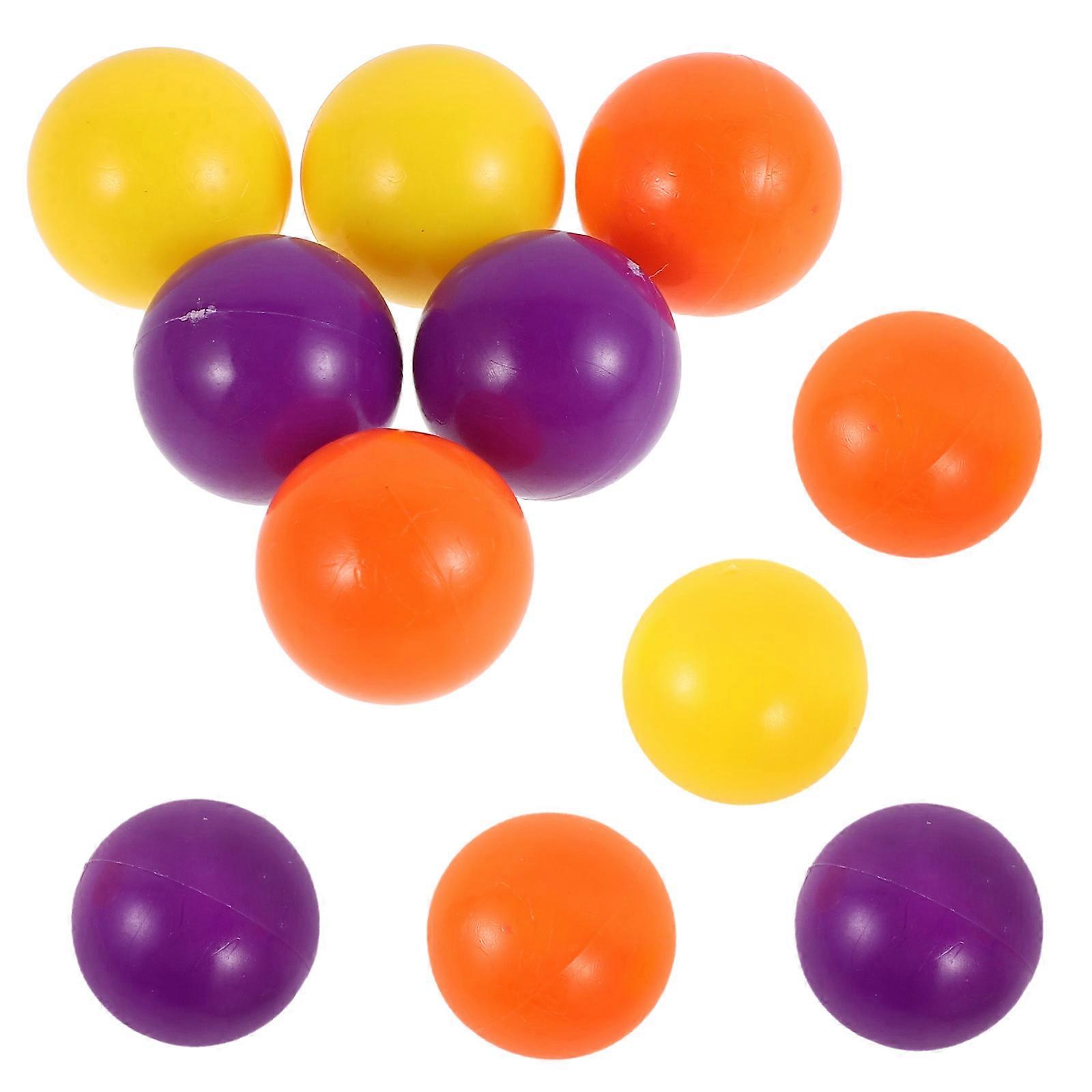Assorted Color Plastic Replacement Balls for Frog Game Durable 24Pcs