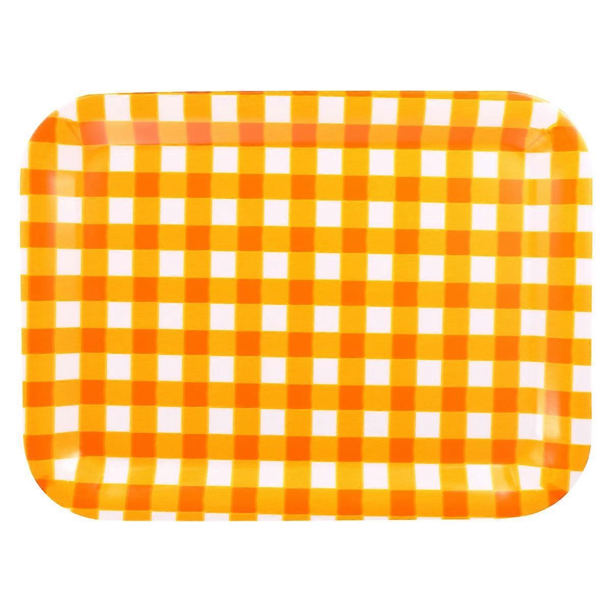 Simple Fruit Tray Rectangular Food Storage Tray for Kitchen Use 1Pcs