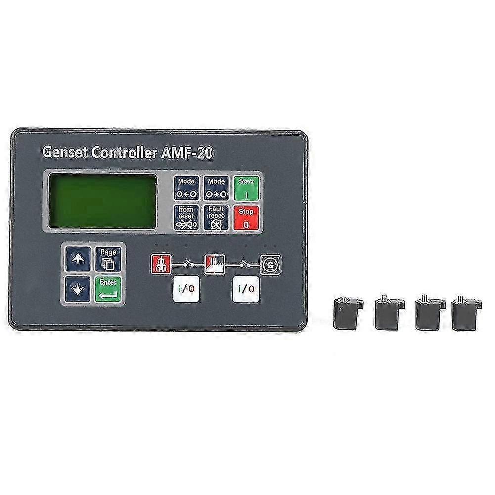 Genset Controller Diesel LCD Screen Display Generator Automatic Controller AMF-20
