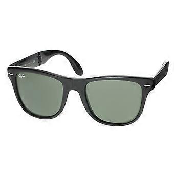 Solbriller - RAY BAN - Wayfarer Folding RB4105 - Sort acetat - Grå polycarbonatlinser - Størrelse 54