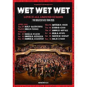Wet Wet Wet Europe Tour 2026 Muzyczna układanka łamigłówka ZA0050