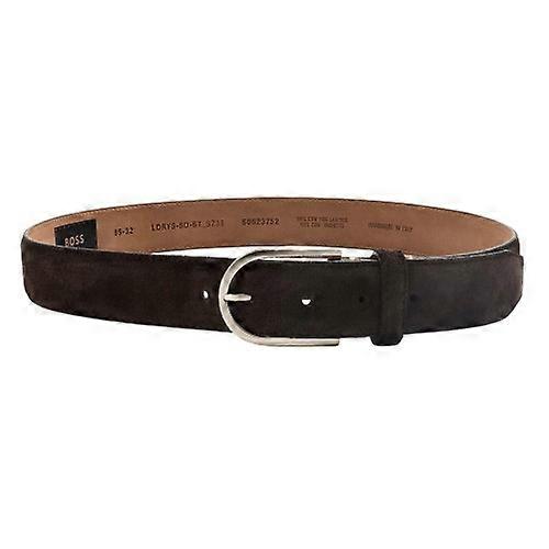 Boss Logo Leather Pin Belt