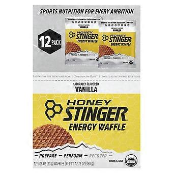 Hunajainen Stinger, energiavohveli, vanilja, 12 vohvelia, 30 g/kpl