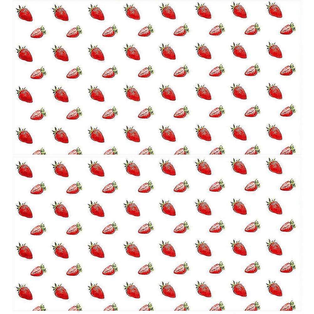 Birthday Party Disposable Tablecloths 2Pcs Fruit Rectangular Table Cover