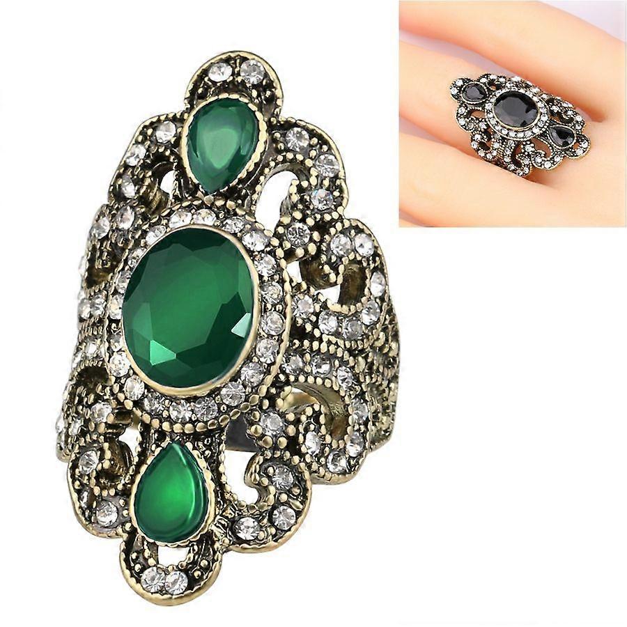 Acrylic Resin Hollow Ring, Ring Size:7