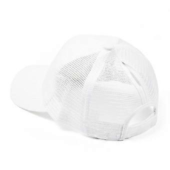 Summer Cotton Mesh Opening Ponytail Hat Baseball Cap