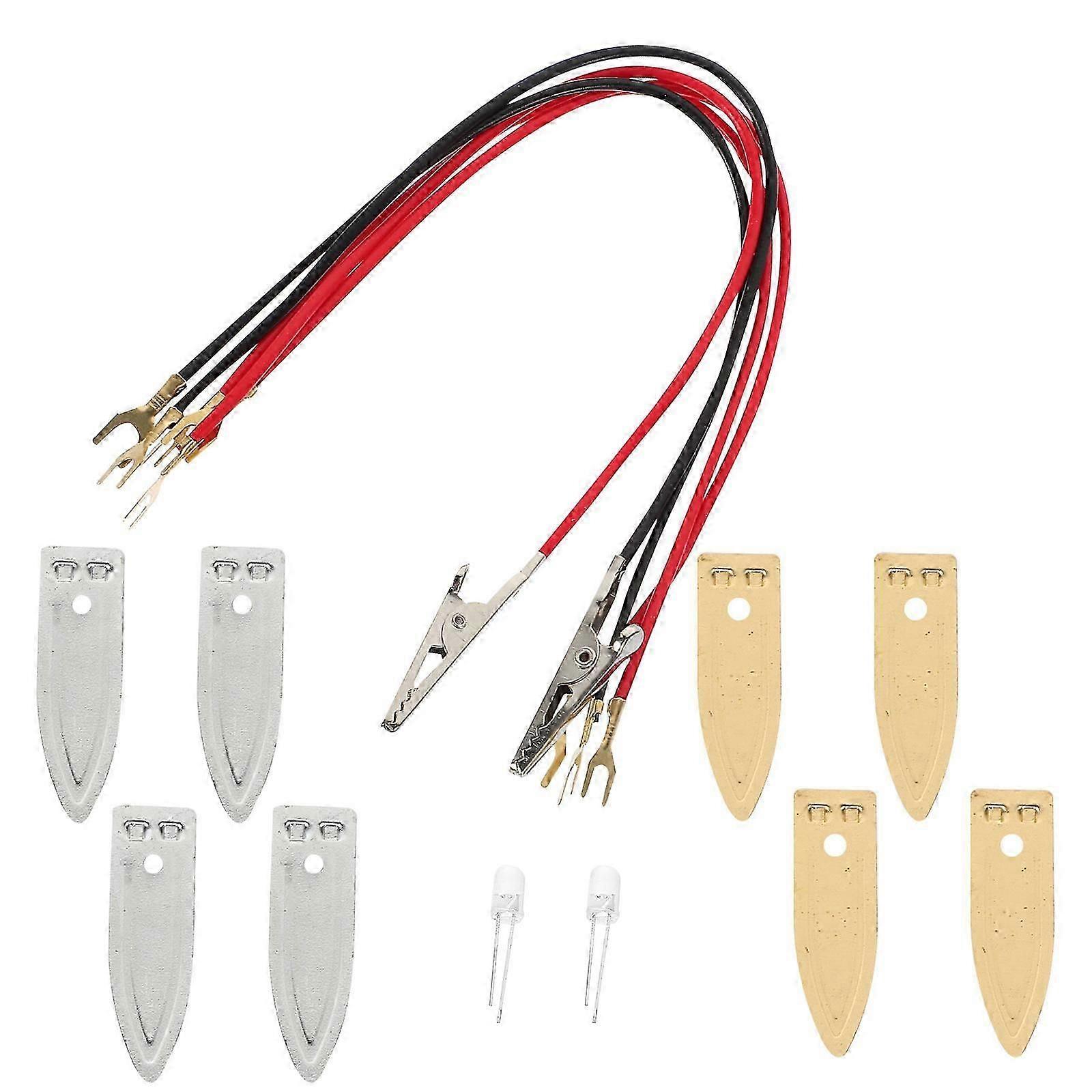 DIY Fruit Battery Science Kit Educational Experiment 4Sets for Students