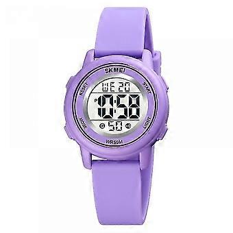 Kids Digital Sport Waterproof Watch For Girls Boys, Kid Sports Outdoor Led Electrical Watches With Luminous Alarm Stopwatch Child Wristwatch(purple)