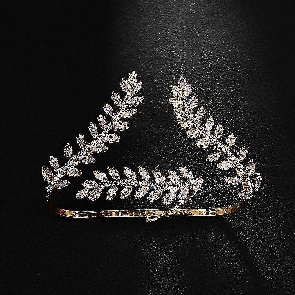 Leaf Zircon Bracelet Adjustable Stackable Integrated Silver Bracelet Jewelry