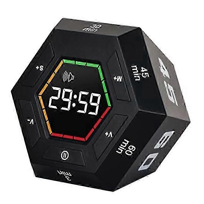 Pomodoro Timer, Productivity Timer,3, 5, 15, 30, 45, 60 Minute Preset Smart Countdown Timer, Time Ma