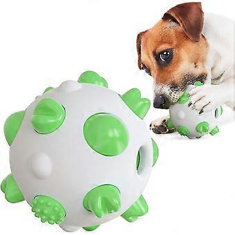 Dog Interactive Toy Ball--Dog Chew Toys Durable Suitable for Small Medium and Large Dogs (Green)