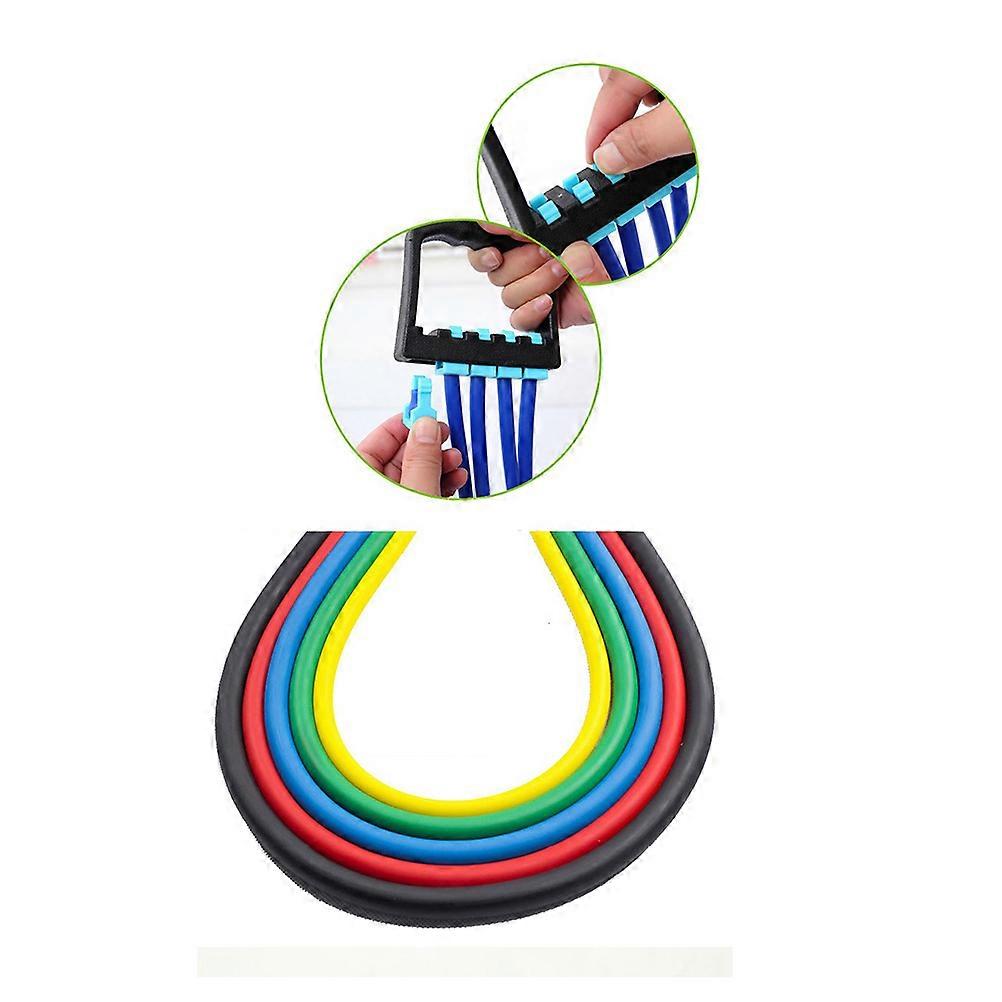 Chest Expander Adjustable Spring Exerciser for Muscle Training 2Pcs Arm Pulling Band