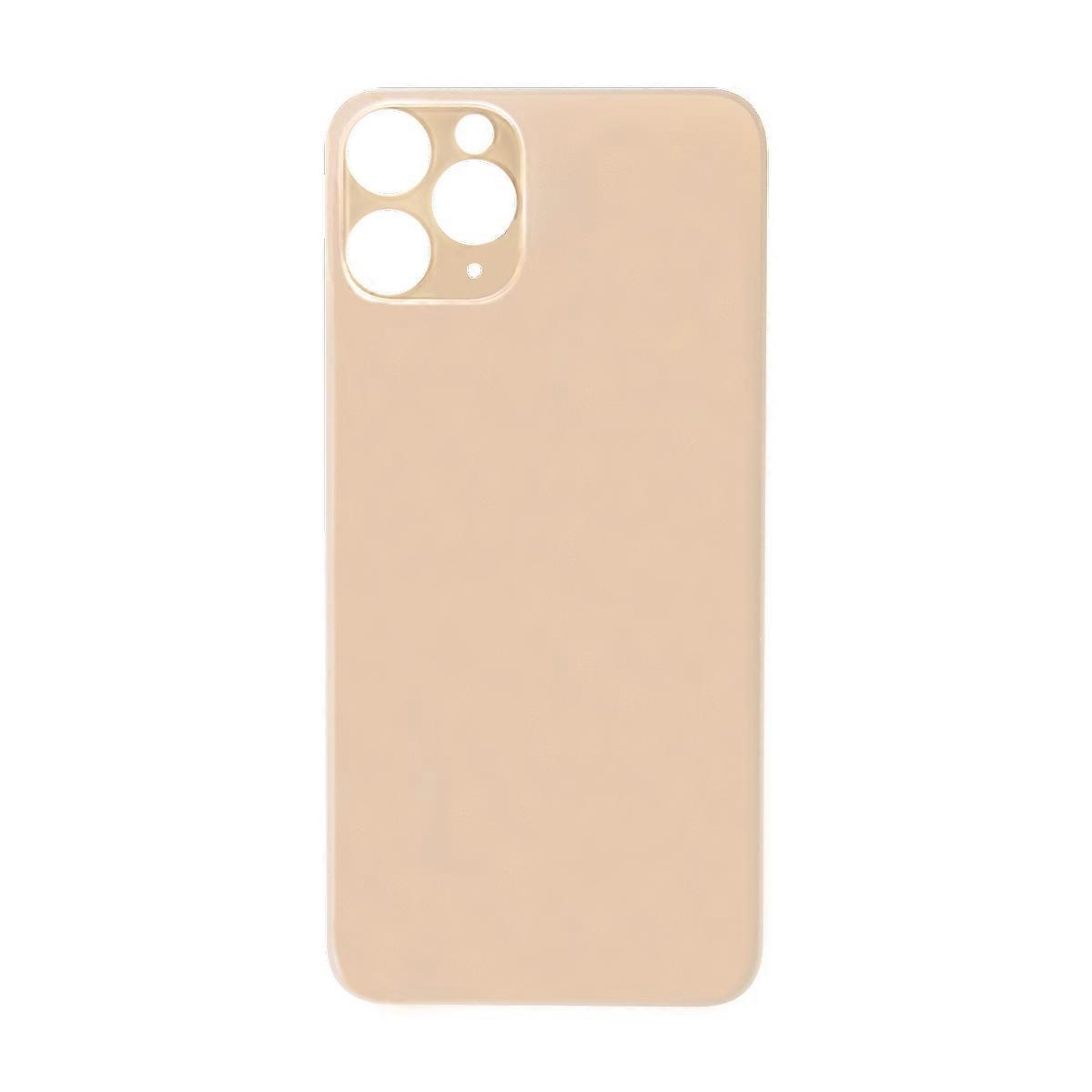 Glass Back For iPhone 12 Pro Plain in Gold