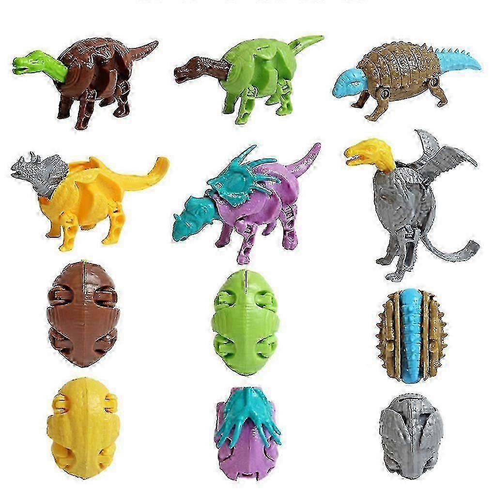 Desktop Decor with Deformable Dinosaur Eggs and Egg Mixing Function
