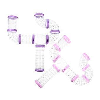16pcs DIY Hamster Röhren Externe Rohre Hamster Käfig Verbindung Tunnel Tracks