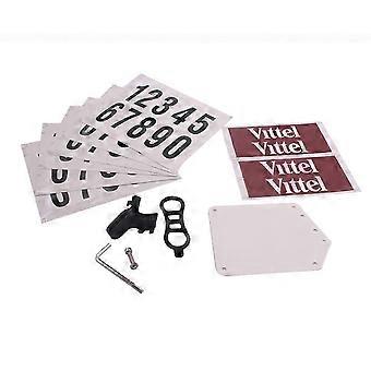 Number Plate + Bracket Set Quick Buckle Mountain Road Folding Bicycle Number Plate