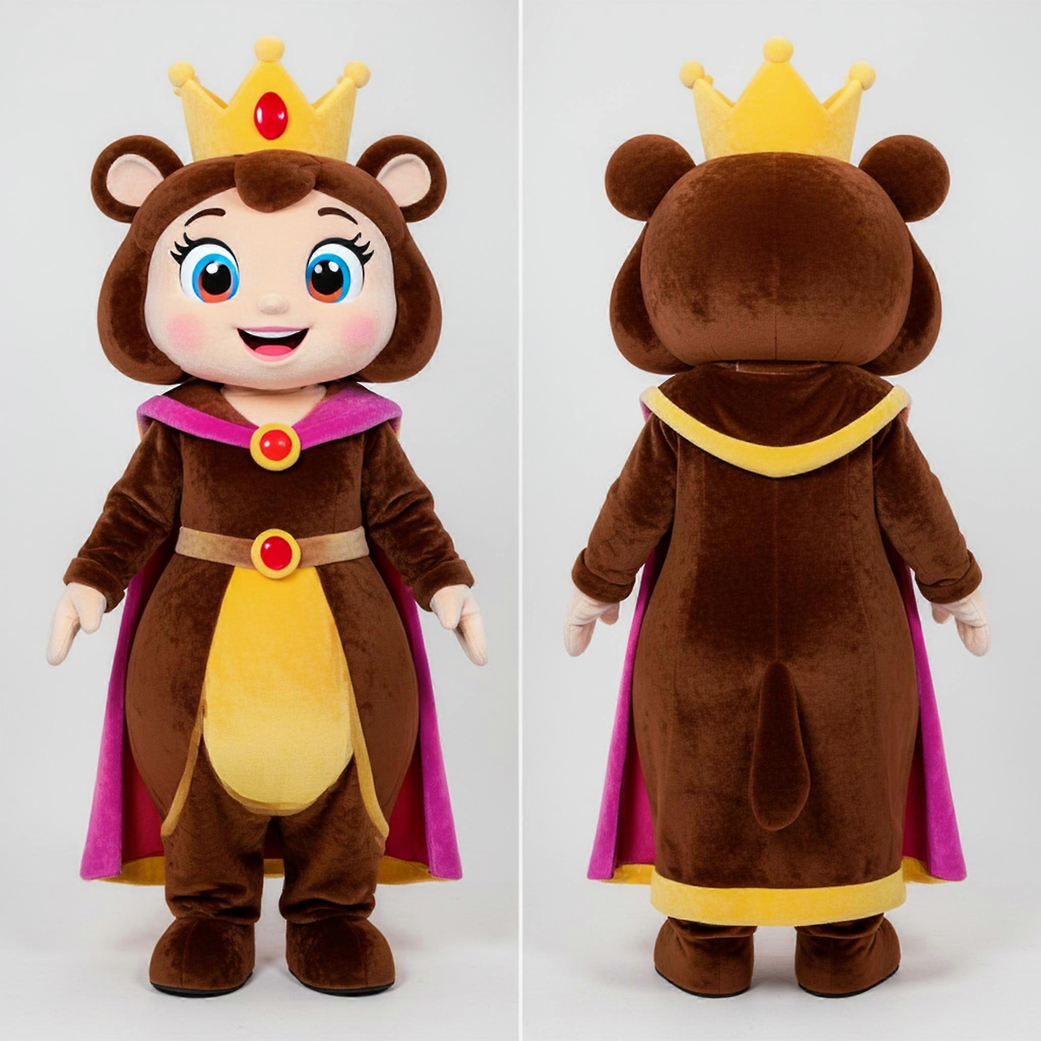 MASTICOT Chocolate Brown Regal Queen Mascot