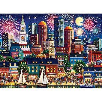 Puzzles for AdultsColorful City Fireworks Street Jigsaw Puzzle. VRE298