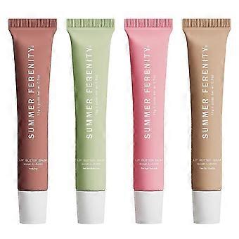 4 PCS Tinted Lip Butter Balm, Ultra-Hydrating Soothing Lip Balm with Natural Ingredients, Daily Lip Care for Soft Smooth Lips
