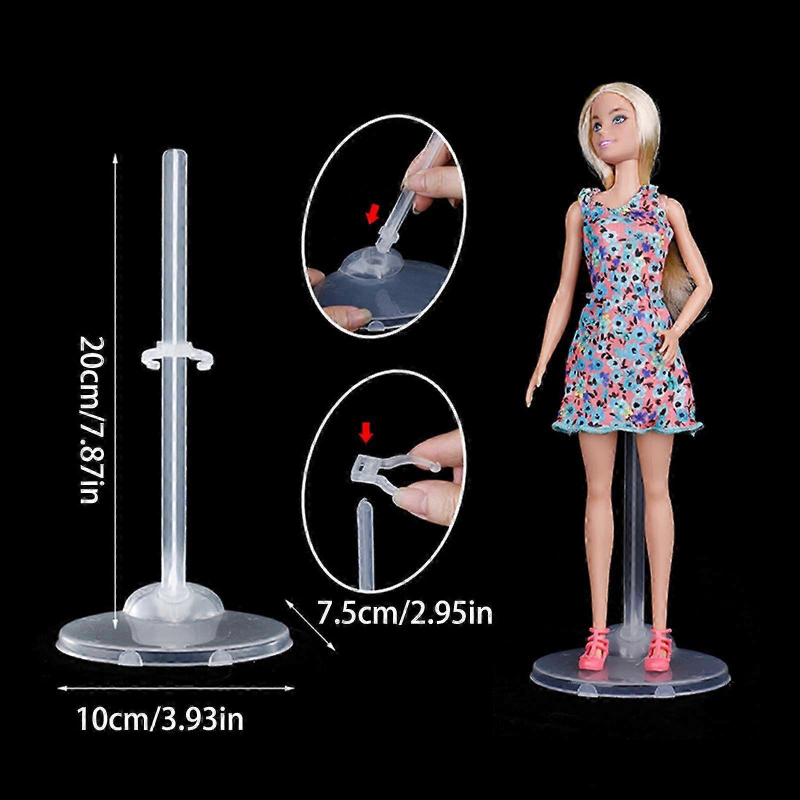 Support Stand compatible with Displaying Dolls Flexible Height Control ABS Construction Easy Setup Universal Application Multicolor