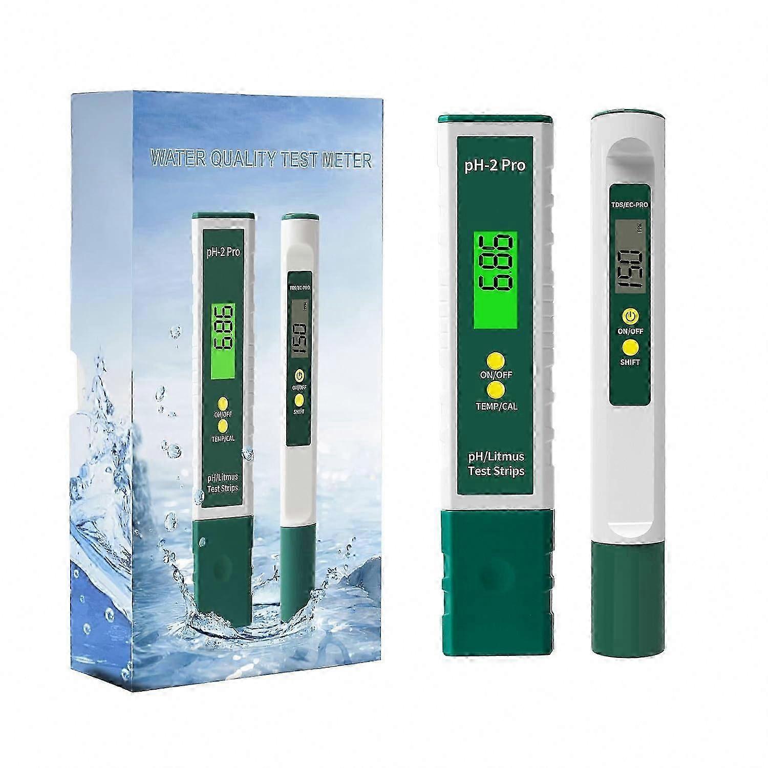Digital pH Meter 4-in-1 TDS EC Temperature Meter