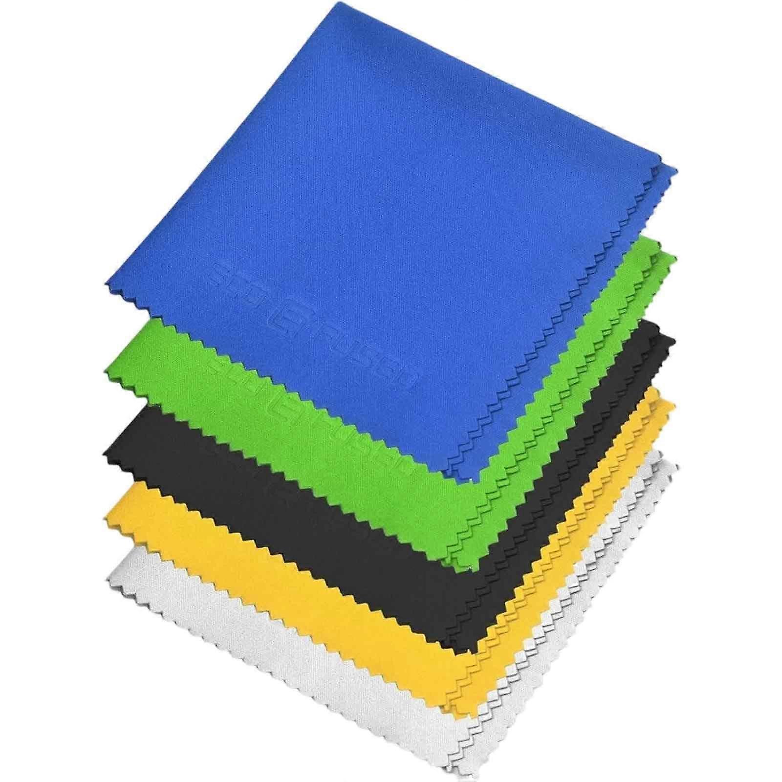 5Pack 3030CM Microfiber CleaningCloths for Glasses Camera Phone Screen Spectacles