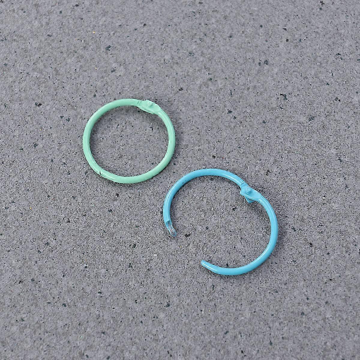 50Pcs Reliable Nickel-Plated Binder Hoops