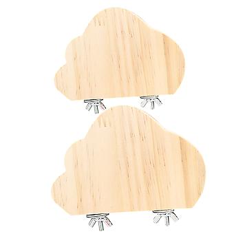 Hamsterplattform aus Holz, Haustierständer zum Spielen, 2 Stück, beige Vogelstange